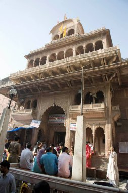 Banke bihari tapınağı, mathura, uttar pradesh, Hindistan, Asya