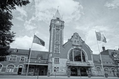 Saat Kulesi, Gare De Colmar, Tren İstasyonu, Colmar, Fransa, Avrupa 