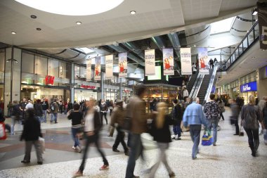 Nordstan alışveriş merkezinin merkezi; Göteborg; İsveç 