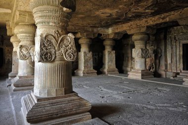 ellora mağarası, aurangabad, maharashtra, Hindistan, Asya