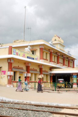 Rameswaram Tren İstasyonu, Char Dham, Tamil Nadu, Hindistan 