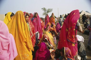 Pushkar Fair, Rajasthani Women, Rajasthan, Hindistan