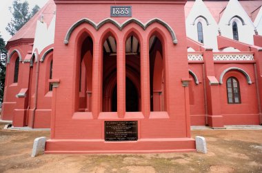 Aziz George Kilisesi, Wellington, Coonoor, Ooty Udagamandalam, Tamil Nadu, Hindistan