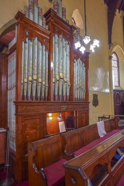 Pipe organ saint George church ooty Tamil nadu, india, asia clipart