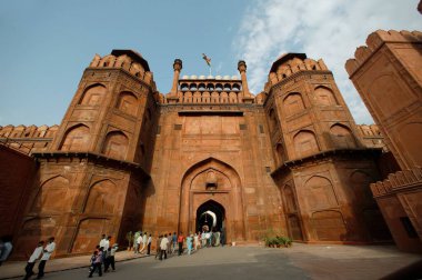 Kırmızı Fort 1648, Eski Delhi, Hindistan