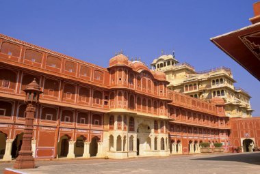 Chandra Mahal; Şehir Sarayı; Jaipur; Rajasthan; Hindistan