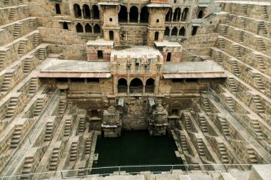 Chand Bawri step well, Abhaneri, Rajasthan, India, Asia  clipart