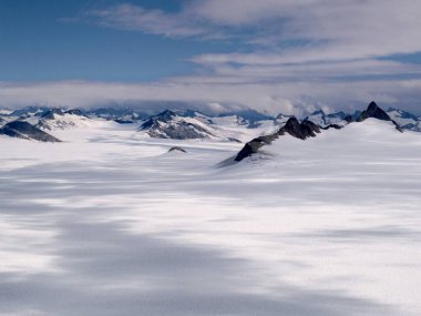 juneau ice fields ; alaska ; U.S.A United States Of America clipart