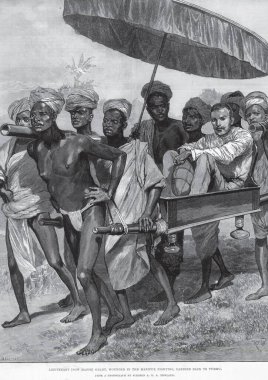 Manipur savaşında yaralanan teğmen Tummu, Hindistan 'a geri götürüldü. 