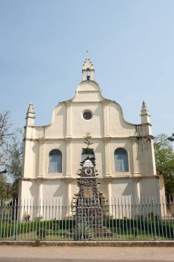 Saint Francis church and war memorial, Cochin Kochi, Kerala, India 2010  clipart