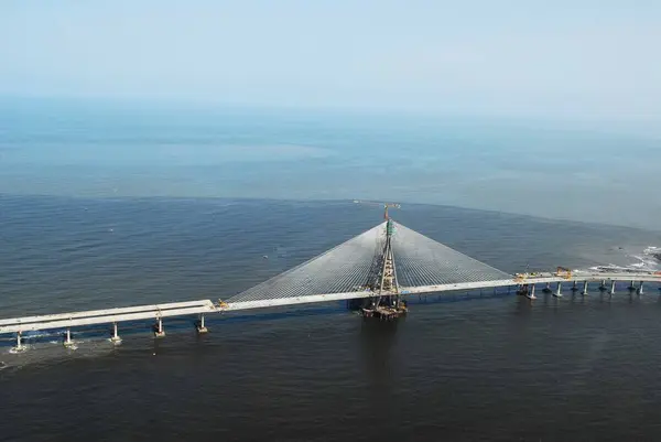 Bandra Worli Sealink Known Rajiv Gandhi Bridge Bombay Mumbai Maharashtra — Stock Photo, Image