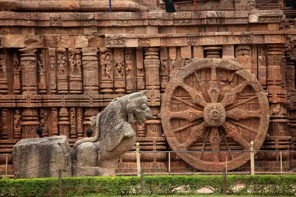 Chariot wheel of the Sun temple at Orrisa India