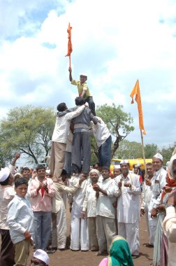 Pandarpur, Dist-Sholapur, Maharashatra, Hindistan 'daki Ashadhi Ekadashi festivalinde 