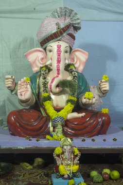 Tanrı Ganesha, Pune, Maharashtra, Hindistan, Asya putu