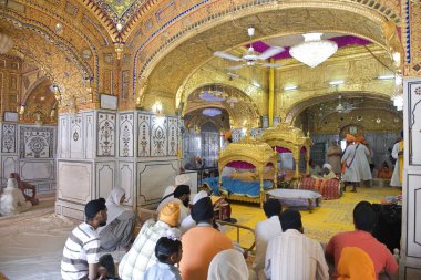 Hazur sahib sachkhand gurudwara nanded Maharashtra India Asia  clipart