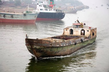 Burigunga Buri Gunga Nehri 'nde vapur; Dhaka; Bangladeş