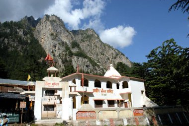 Uttarkashi, Uttaranchal, Hindistan 'dan Prachin Bhairav Mandir 