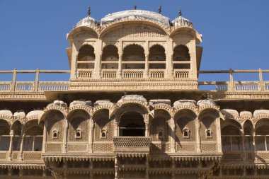 Kum taşı, sonar kalesi Jaisalmer Rajasthan Hindistan Asya 