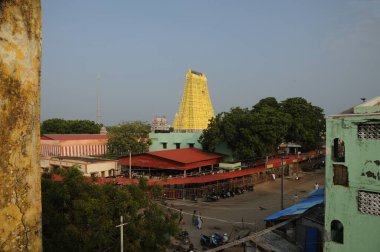 Ramanathaswamy Shiva Temple, Rameswaram, Tamil Nadu, India, Asia  clipart