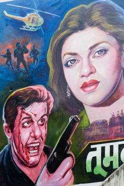 Hint Film Posteri, Mumbai Bombay, Maharashtra, Hindistan 