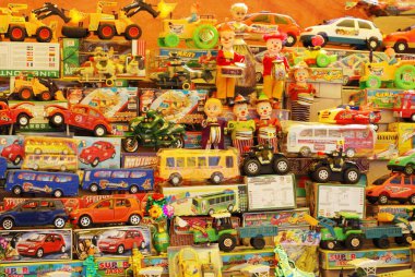 Oyuncaklar dükkanda, Rajasthan, Jodhpur, Rajasthan, Hindistan 