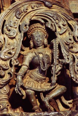 Belur, Chennakeshava Tapınağı, Karnataka, Hindistan 'da..