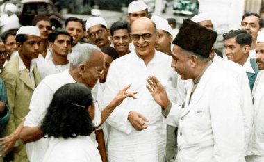 Mahatma Gandi, Mahadev Desai Merkezi, Wardha, Maharashtra, Hindistan, Asya, 1935 