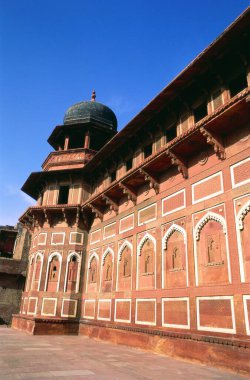 Kızıl Kale 'de Jahangir Mahal, Agra, Uttar Pradesh, Hindistan