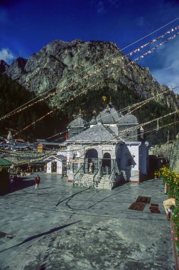 Gangotri Tapınağı, Uttarakhand, Hindistan, Asya 