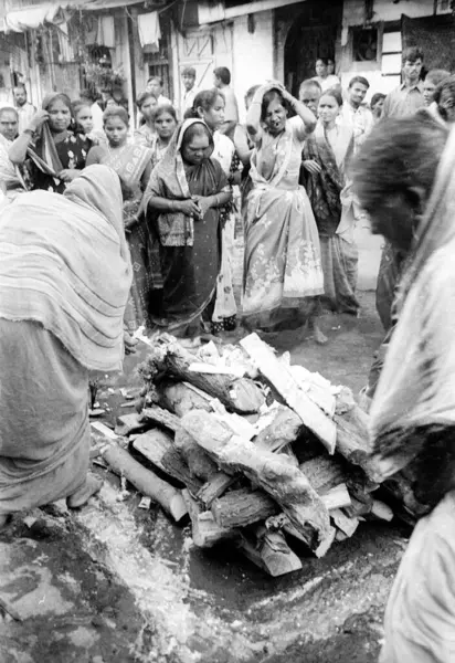 stock image Devdasi celebrating Yellamma festival at Kamathipura, Bombay Mumbai, Maharashtra, India  