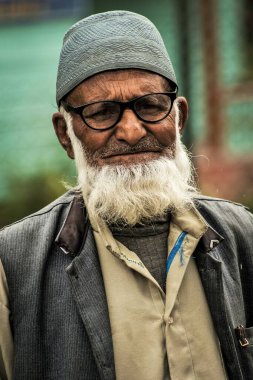 Kaşmirli adam, Dawar köyü, Gurez, Bandipora, Kaşmir, Hindistan, Asya 