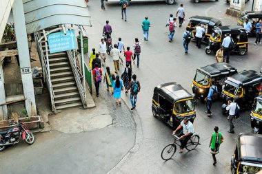 Andheri Tren İstasyonu, Mumbai, Maharashtra, Hindistan, Asya 