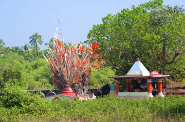 Hindu tapınağı vengurla sindhudurg, Maharashtra, Hindistan 