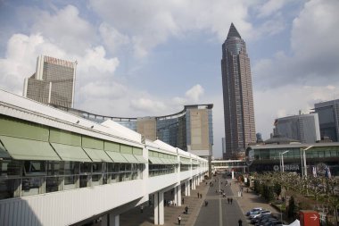 Sergi merkezi binası; Frankfurt; Almanya; Avrupa