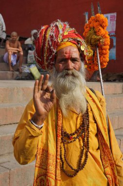 Rahip, varanasi, uttar pradesh, Hindistan, Asya 