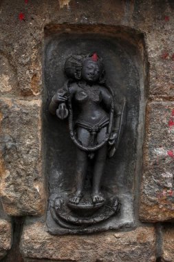 Mimarlık; chousath (64) yoginis tapınağı; Bhubaneswar; Orissa; Hindistan