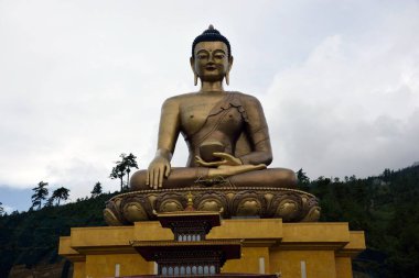 Yüce Buda Dordenma, Shakyamuni Buda heykeli, Kuensel Phodrang, Thimphu, Butan, Asya 