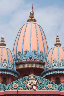 Hanuman heykeli, chaitanya gaudiya math, puri, orissa, Hindistan, Asya