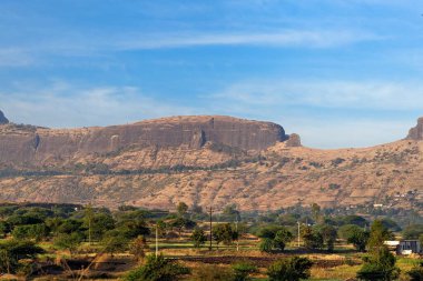 Kayalıklı manzara, Maharashtra, Hindistan