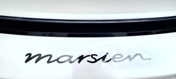 stock image Marsien car logo, car mascot, hood ornament, bonnet ornament, radiator cap, motor mascot, car emblem