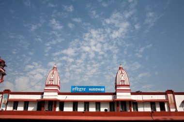 Haridwar Demiryolu Uttarakhand Hindistan Asya 'da 