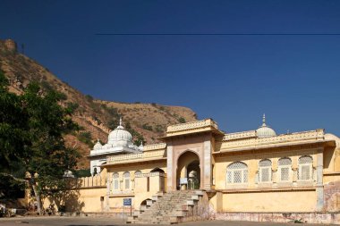 Kraliyet yürüyüşçüsü Chhatree, Jaipur, Rajasthan, Hindistan 