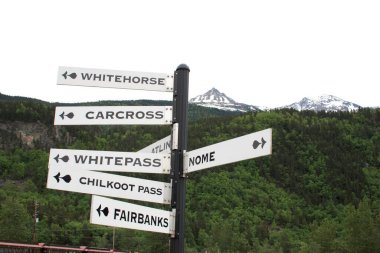 Tabela, Skagway, Alaska, Amerika Birleşik Devletleri. 