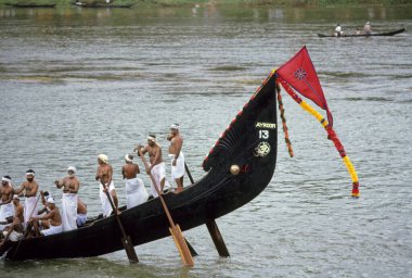 Yılan Teknesi Yarışı, Peyipad, Kerala, Hindistan