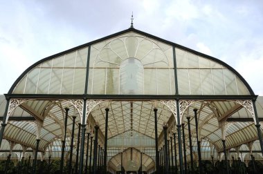 Botanik bahçesindeki sergi salonu; Bangalore; Karnataka; Hindistan