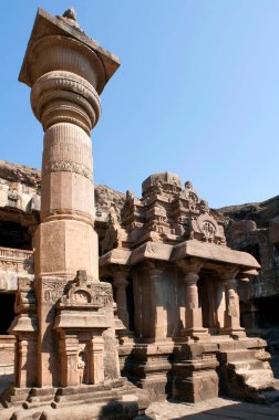 Chota kailash Ellora Mağarası, Aurangabad, Maharashtra, Hindistan