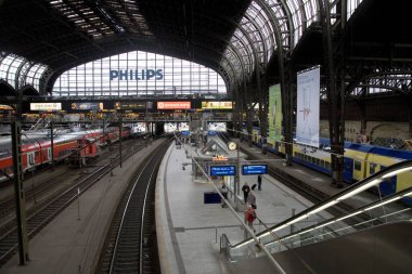 Hamburg Tren İstasyonu, Almanya, Avrupa 