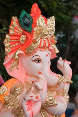 Lord Ganesh, Tanrı Krishna Pune Maharashtra 'yı temsil ediyor.