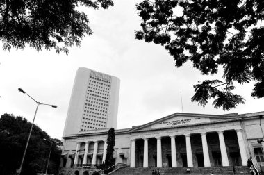 Belediye Binası, Asya Kütüphanesi, RBI Binası, Horniman Meydanı, Fort, Bombay, Mumbai, Maharashtra, Hindistan, Asya