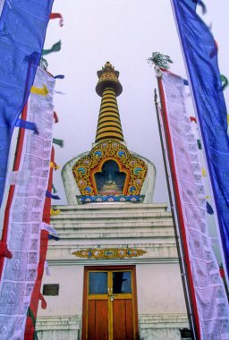 Chitre Nimapa Chorten, Darjeeling, Batı Bengal, Hindistan 